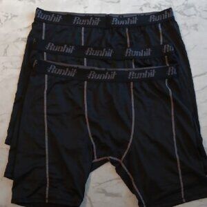 Runhit Men's Black Compression Short 3 pk Size 4X
